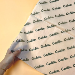 custom tissue paper with repeated logo