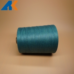 Colorful high temperature resisitant threads for closing bags