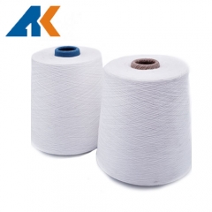 White Polyester Spun Yarn 20s/1