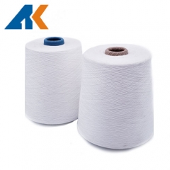 10S/1 white polyester spun yarn manufacturer
