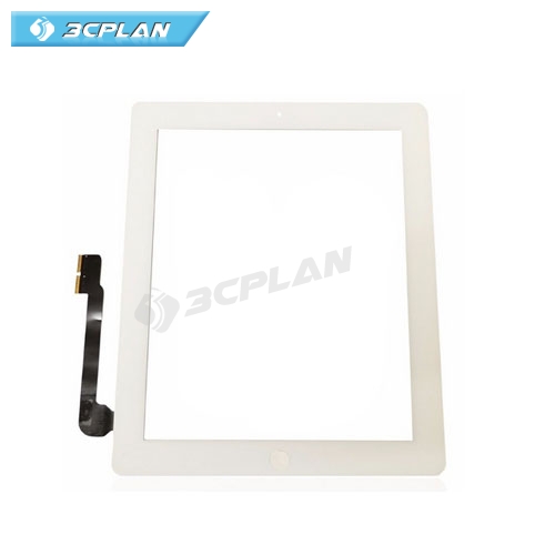 (Oi self-welded)For ipad 3 A1416 A1430 A1403 Touch Screen Panel Front  Glass Digitizer Replacement+Digitizer sensor+Home Button+Sticker+Camera Holder