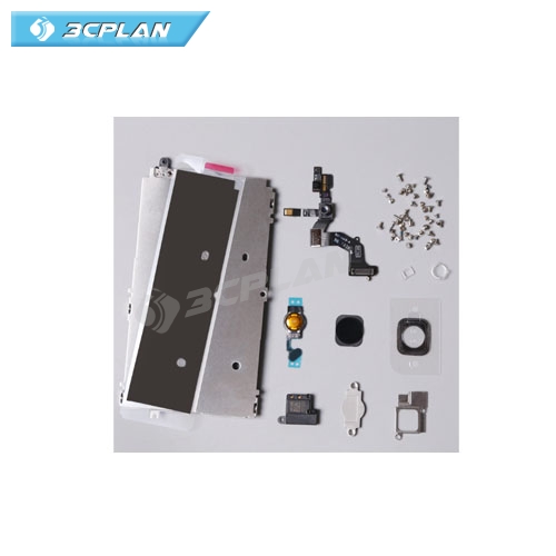 3CPLAN For iPhone 5 Full Set Small Parts ( Front camera, Earpiece, Metal Plate, Home button, Holder, ect )