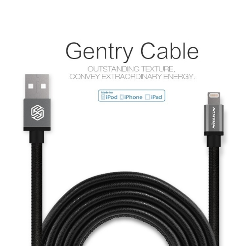 Nillkin Gentry Cable 100cm 5V/2.4A for Lightning Port Devices for Apple MFI Certified Cable for Apple iPhone/iPad/iPod