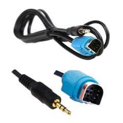 Car 3.5mm Alpine AUX Jack Cable KCE-237B NEW Part MP3 Smart Phone Gold Plug 3.5mm Alpine Antenna