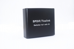 NEW BK-S41 SPDIF/TosLink Digital Optical Audio Switchers 4X1 with IR