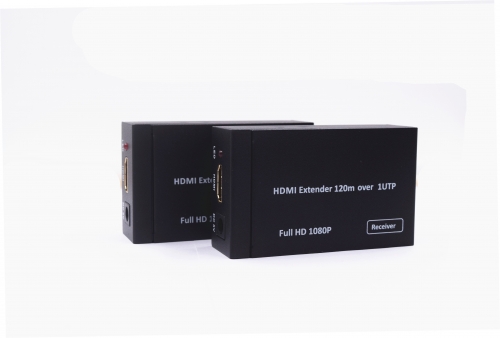 BK-E60 HDMI over a CAT 5E / 6 Extender 120M transmission of Deep Color and Digital Audio Compliant HDMI 1.3, HDCP 1.1 and DVI1.1