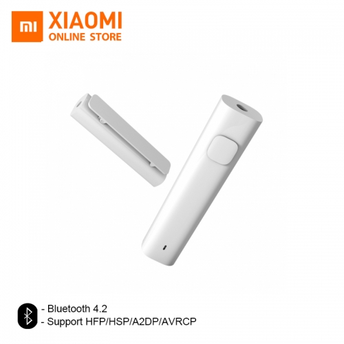 Xiaomi Bluetooth 4.2 Audio Receiver Wireless Adapter 3.5mm Audio Music Car Kit Speaker Headphone Hands Free young style