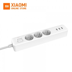 Xiaomi Mijia Power Socket Strip 3 Sockets 3 USB port Big Plug Extension Patch Board for Home Office Global