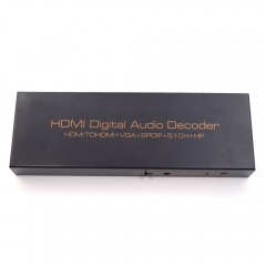 BK-51S 1080p HDMI to HDMI VGA SPDIF 5.1ch RCA Digital Multi-channel Audio Decoders