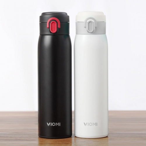 Xiaomi Mi Mijia VIOMI Stainless Steel Vacuum 24 Hours Flask Water Smart Bottle Thermos Single Hand ON