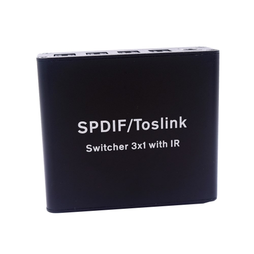 BK-L31 SPDIF/TosLink Digital Optical Audio Switchers 3x1 with IR