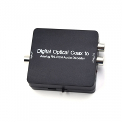 BK-Y1 Digital Optical Coax to Analog R/L RCA Audio Decoder