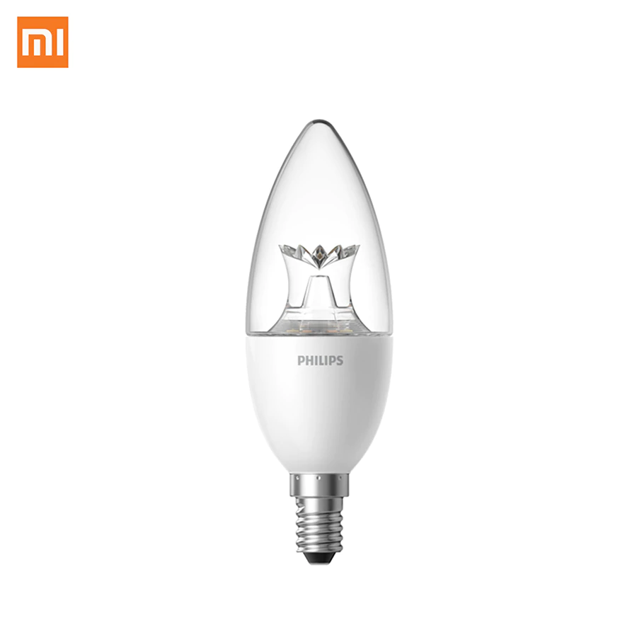 Xiaomi Smart Candle Shape Smart LED Lamp E14 Bulb 3.5W 3000-5700K 220-240V 50/60Hz Wifi Remote Control Child Lights Bulb