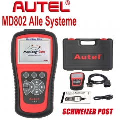 Autel Maxidiag Elite MD802 OBD2 EOBD Scan Tool Alle Systeme Ölservice-Reset EPB