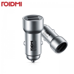 Xiaomi Roidmi Auto Ladegerät Metall Aussehen Dual USB 5 V 3.6A Output Schnelle Ladegerät Adapter Für iPhone Und Android Samsung