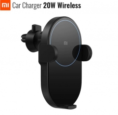 Original Xiaomi chargeur de voiture sans fil 20W Max voiture électrique pincer 2.5D bague en verre allumé charge