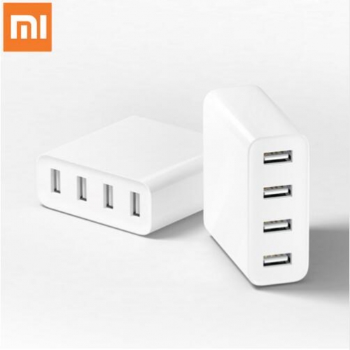 Original Xiaomi USB Ladegerät 2.4A 4 USB Port Schnellladung für iphone samsung Xiaomi reise-ladegerät adapter