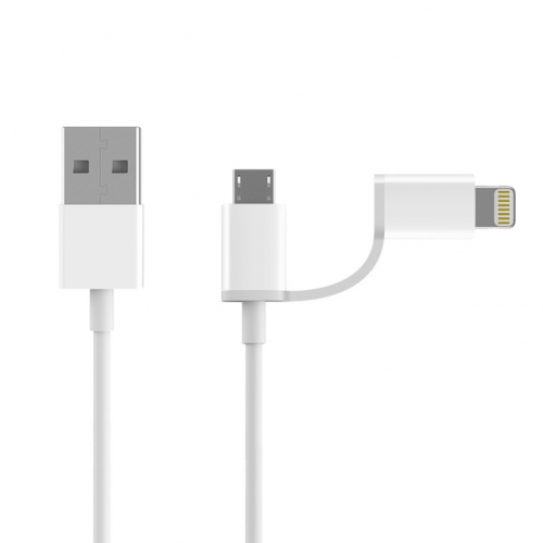 Original Xiaomi ZMI iPhone Micro USB 2 in 1 Kabel Daten  Ladegerät Kabel für iPad samsung Huawei