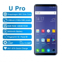 Elephone U Pro Smartphone Snapdragon 660 5,99 zoll 6 GB + 128 GB