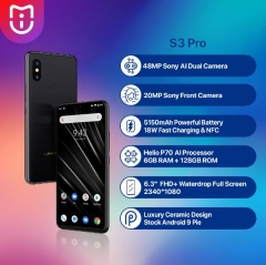 UMIDIGI S3 PRO Ceramic Smartphone Helio P70 6,3 zoll 6 GB + 128 GB
