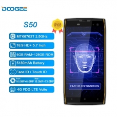 DOOGEE S50 Smartphone MTK6763T 5.7 inches 6GB + 128GB