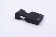 BK-X1 MINI VGA to HDMI conveter can converts analog PC (RGBHV )and audio signal to digital HDMI format