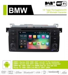 Autoradio de 7 pouces Android 9.0 / ROM multimédia 2 Go de RAM 16 Go pour BMW Série 3 E46 M3 Rover 75