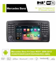 7 Inch Android 9.0 Car Radio / Multimedia 2GB RAM 16GB ROM For Mercedes Benz R Class W251 R280 R300 R320 R350