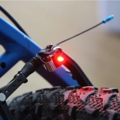 Feu de bicyclette universel Montage de la queue de bicyclette Arrière LED Lampes d'avertissement de sécurité Lumière LED