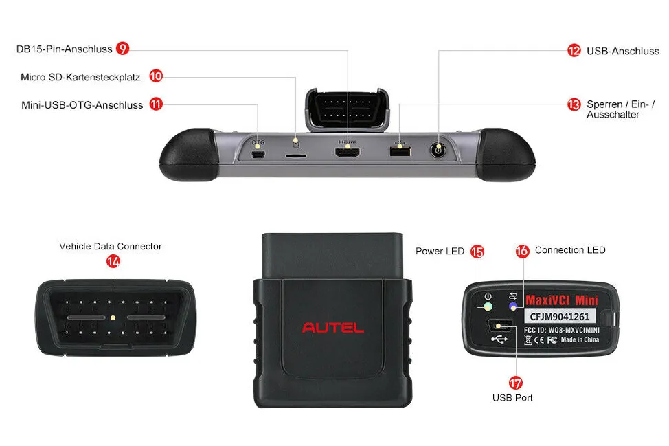 Autel MK808TS Diagnosegerät 