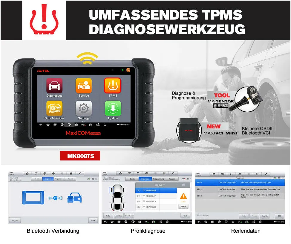 Autel MK808TS Diagnosegerät 