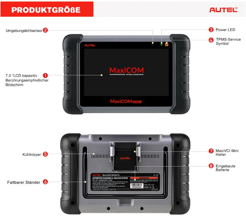 Autel MK808TS Diagnosegerät 