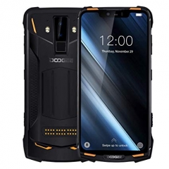 DOOGEE S90 Smartphone Helio P60 MTK6771 6.18 pouces 6Go RAM 128Go ROM Couleur Orange