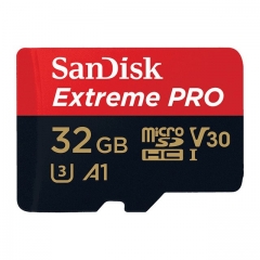 SanDisk TF  (MicroSD) U3 C10 V30 A2 Vitesse de lecture mobile extrêmement rapide, 170Mo/s Vitesse d'écriture, 90Mo/s 32G 64G 128G 256G 400G 512G
