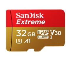 SanDisk TF(MicroSD) memory card U3 C10 A2 V30 4K Extreme Speed Mobile Edition Read speed 160MB/s Write speed 90MB/s 32G 64G 128G 256G 400G 512G