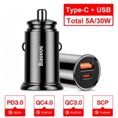 SCHWARZ 1USB 1TYPE C