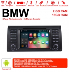 Autoradio de 7 pouces androïde 9.0 multimédia / ROM 2GB RAM 16GB pour BMW X5 E53 E39
