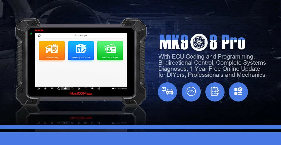 Scanner de diagnostic Autel MK908P