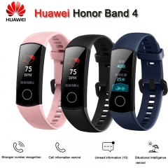 Huawei Honor Band 4 Smart Wristband Shoe-Buckle Land Impact Heart Rate Sleep Snap Monitor 0.95 Touchscreen Smart Watch