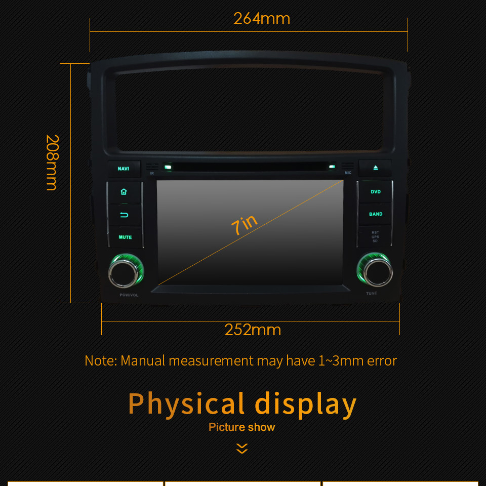 Android 12 Autoradio Für Mitsubishi Pajero V97 V93 2006-2016