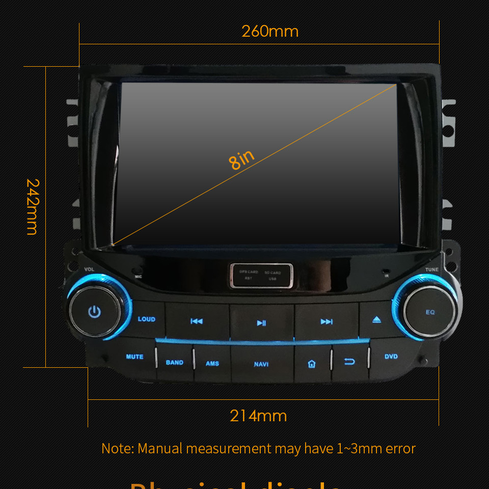 8 Zoll Android 12.0 Autoradio 