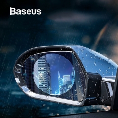 Baseus 2 PCS 0.15mm car rear view mirror window Clear film Anti-fog window film Rainproof car protection sticker