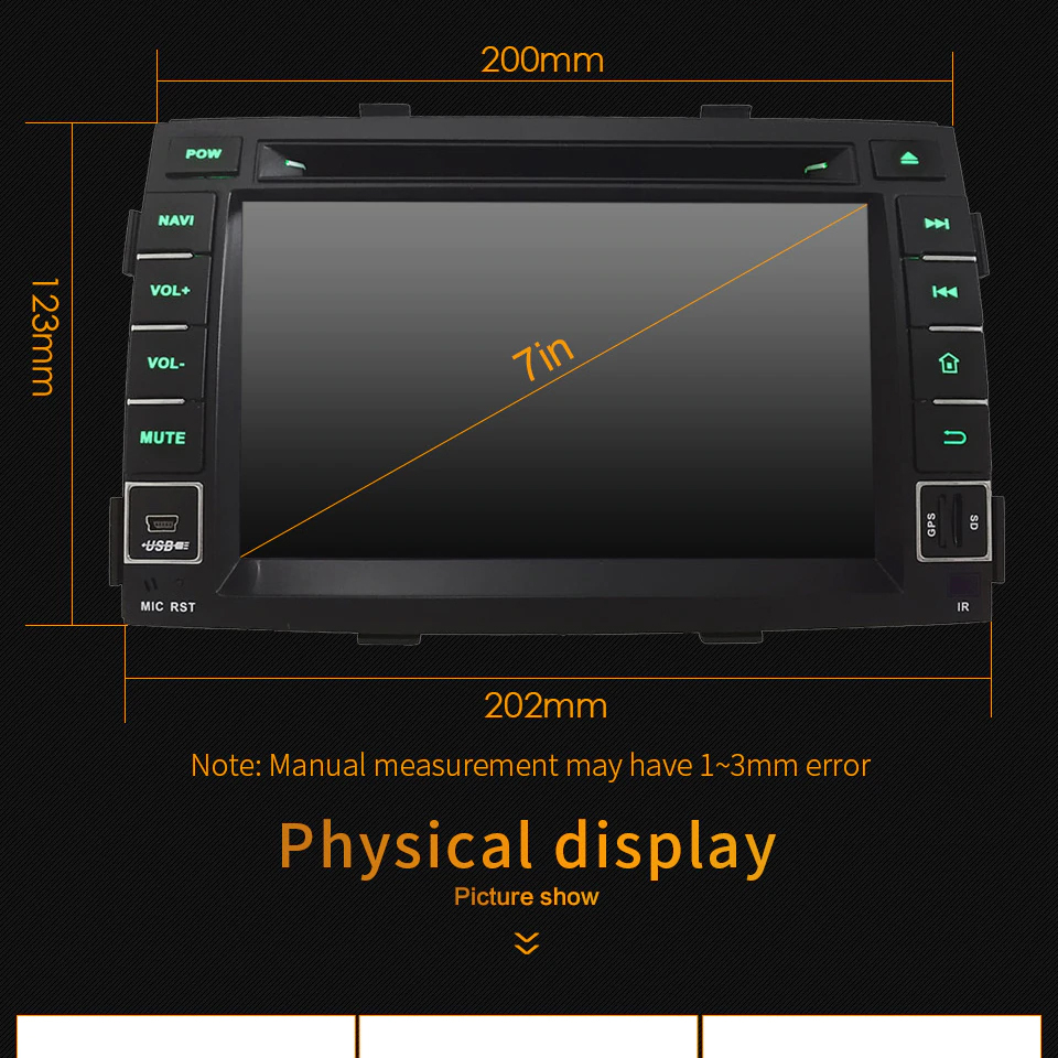 Android 12 Autoradio Für Kia Sorento 2009-2012 Mit WiFi NAVI Bluetooth USB