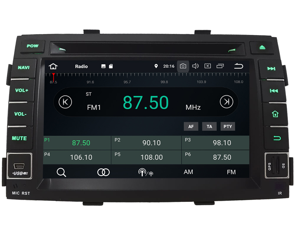 Android 12 Autoradio Für Kia Sorento 2009-2012 Mit WiFi NAVI Bluetooth USB