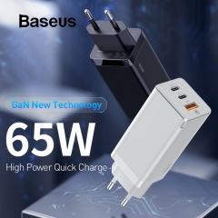 Baseus GaN 65W Mini chargeur de voyage à charge rapide