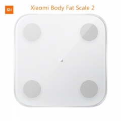 Original Xiaomi intelligent graisse corporelle Composition échelle 2 Bluetooth 5.0 Balance Test 13 Date du corps imc santé poids échelle LED affichage