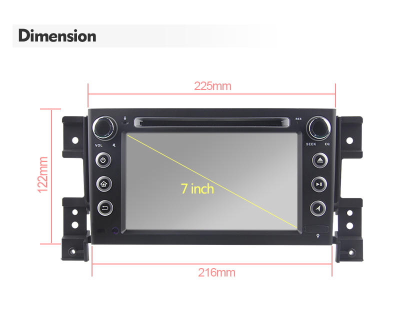 Android 12 Autoradio Für Suzuki Grand Vitara 2005 - 2013