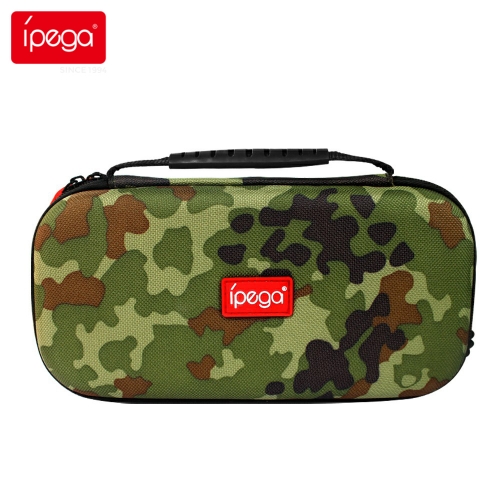 ipega PG-SL020 Sac de rangement de protection pour la console de jeu Nintendo Switch Lite Étui rigide étanche en EVA Sac de protection camouflage main