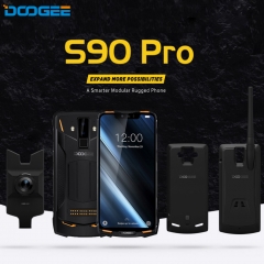 DOOGEE S90 PRO Smartphone extérieur Double SIM 4G IP68 / IP69K Etanche 6GB RAM 128GB ROM Super Vision