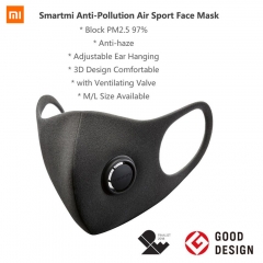 Xiaomi SmartMi PM2.5 Masque facial anti-haze Mode de suspension auriculaire réglable Conception 3D Masque respiratoire léger